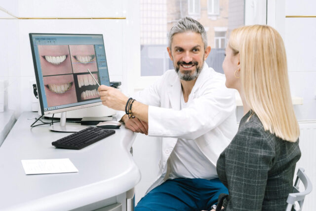 Dental prosthetics. Illustrative image