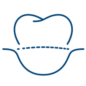 Root canal treatment (endodontics). Icon