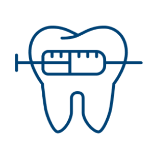 Sedation dentistry (sleep dentistry). Icon