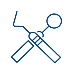 Surgical dentistry. Icon