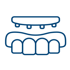 Dental prosthetics. Icon