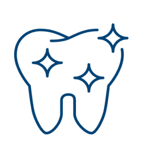 Teeth restoration. Icon