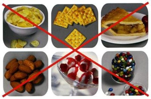 Foods that are forbidden to eat while wearing braces