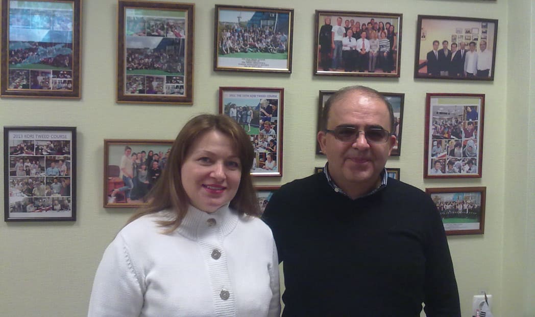 Doctor Galina Matiyuk and Hamid Rezai