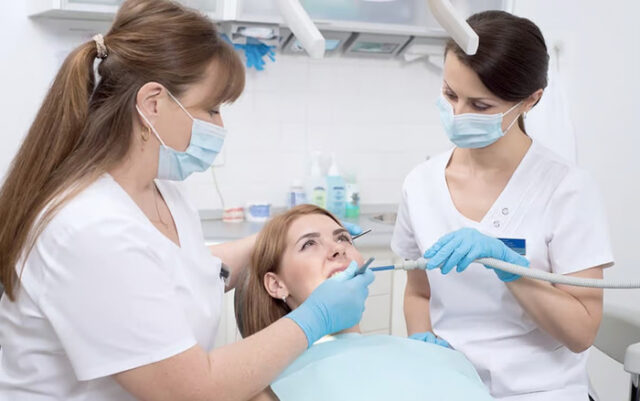 Regular check-ups at the dentist