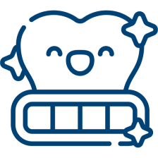 Advantages and disadvantages of one-stage implants. Icon
