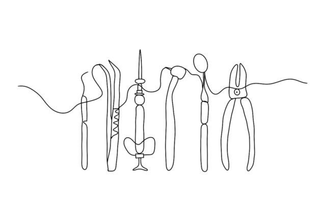 Surgical dentistry Illustration