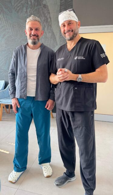 Dr. Volodymyr Duda together with Polish colleague Dr. Marcin Grabon