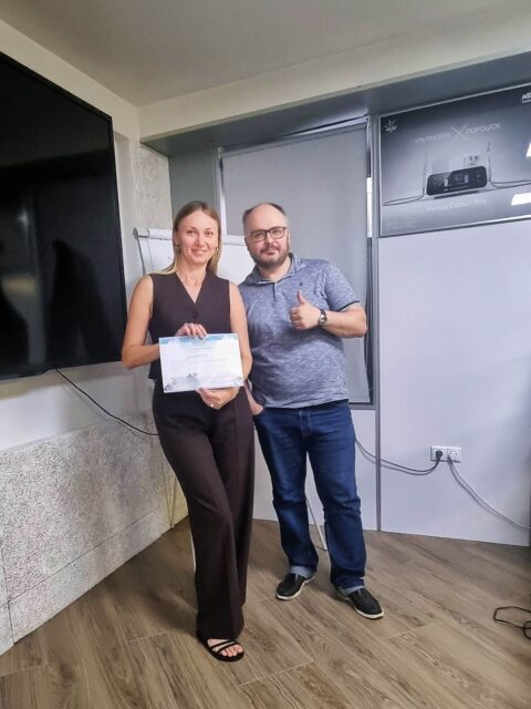 Dentist Maryna Stavyarska upgraded her skills at a retreatment endodontics course